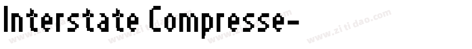 Interstate Compresse字体转换